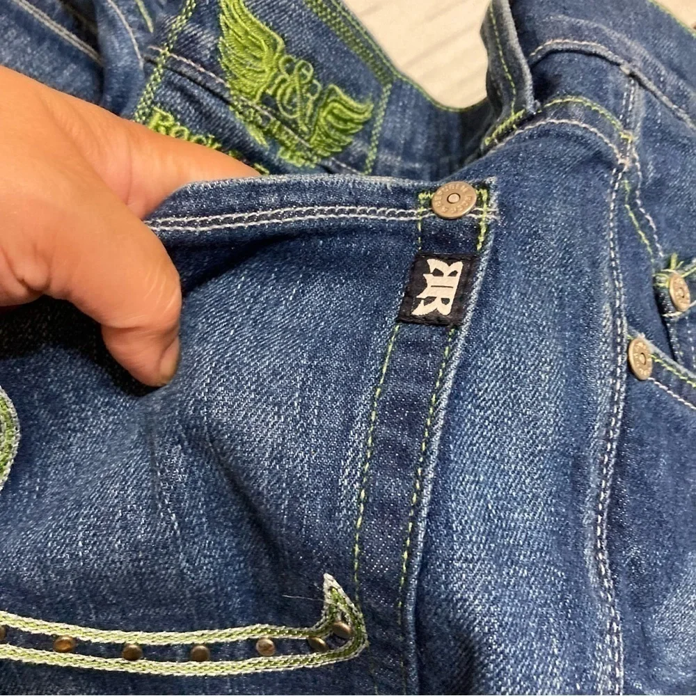 Rock & Republic Boot Cut Jeans Size 38 EUC Y2K Vintage - Picture 13 of 16